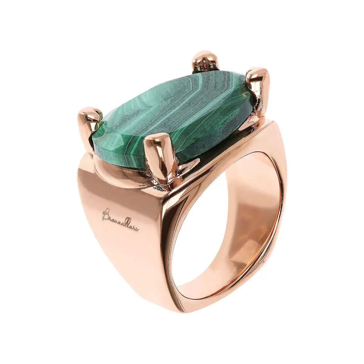 Store Anello Chevalier Con Pietra Naturale Ovale Anelli