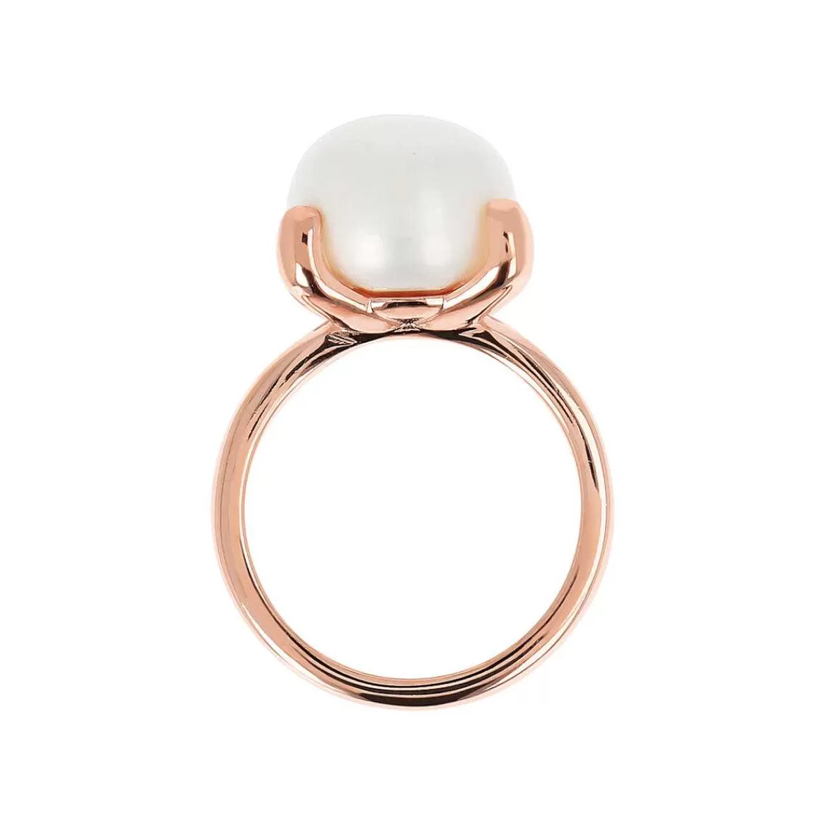 Clearance Anello Cocktail Con Perla Coltivata D'Acqua Dolce O 12/13 Mm Anelli