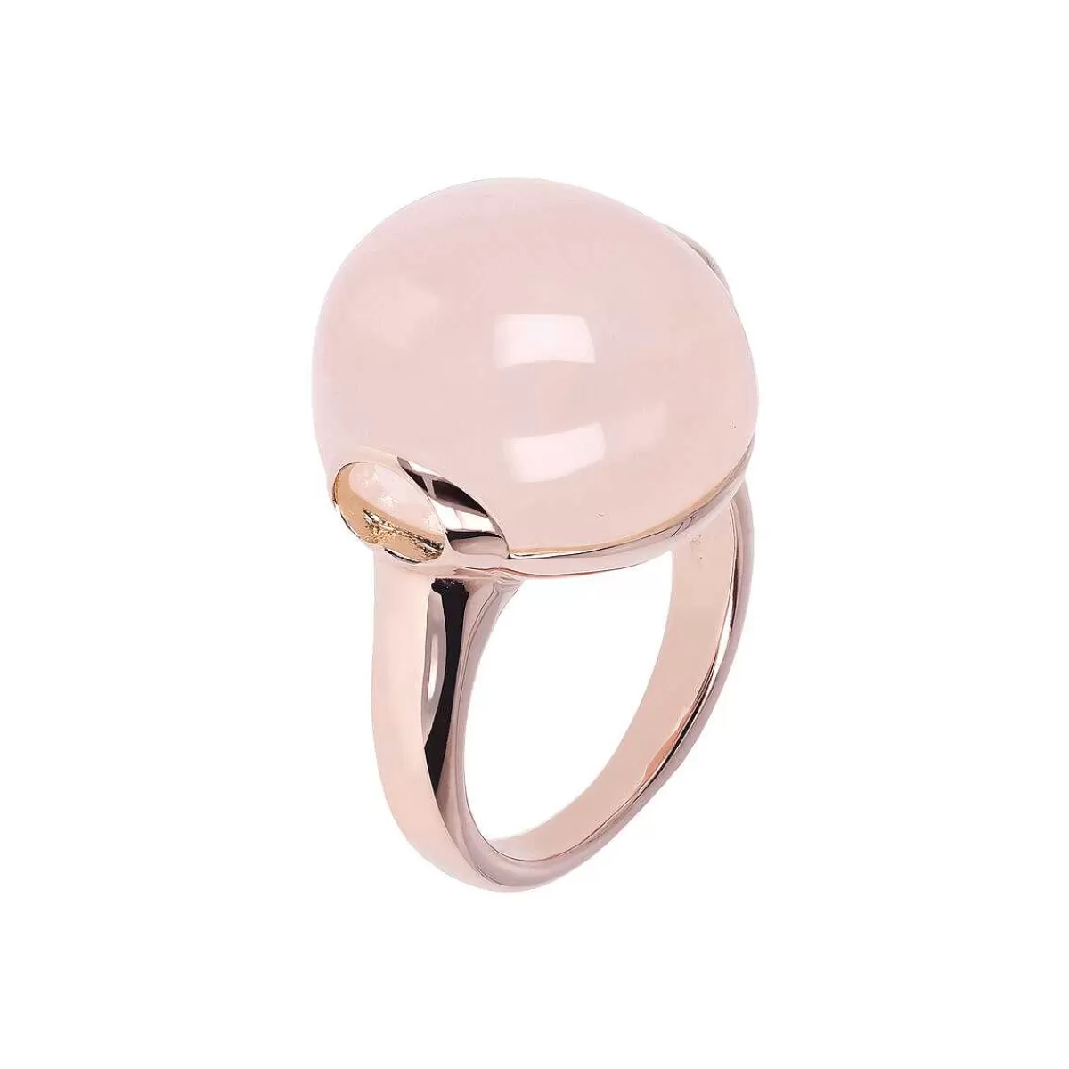 Best Sale Anello Cocktail Con Pietra Naturale Rotonda Anelli