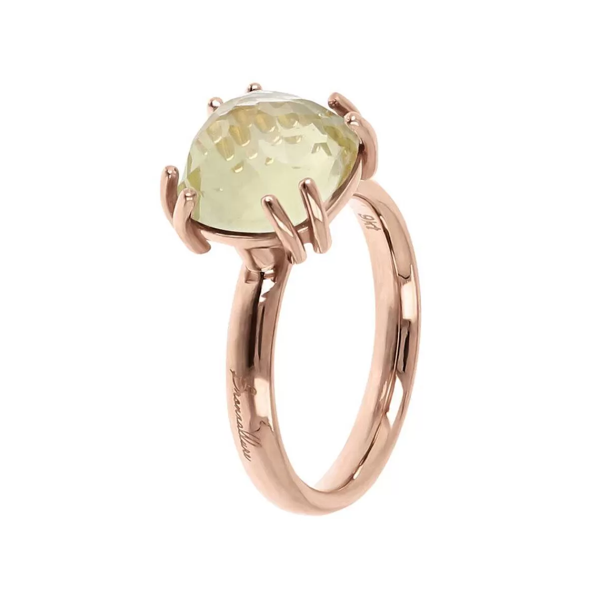 Discount Anello Cocktail In Oro 9Kt Con Pietra Naturale Anelli