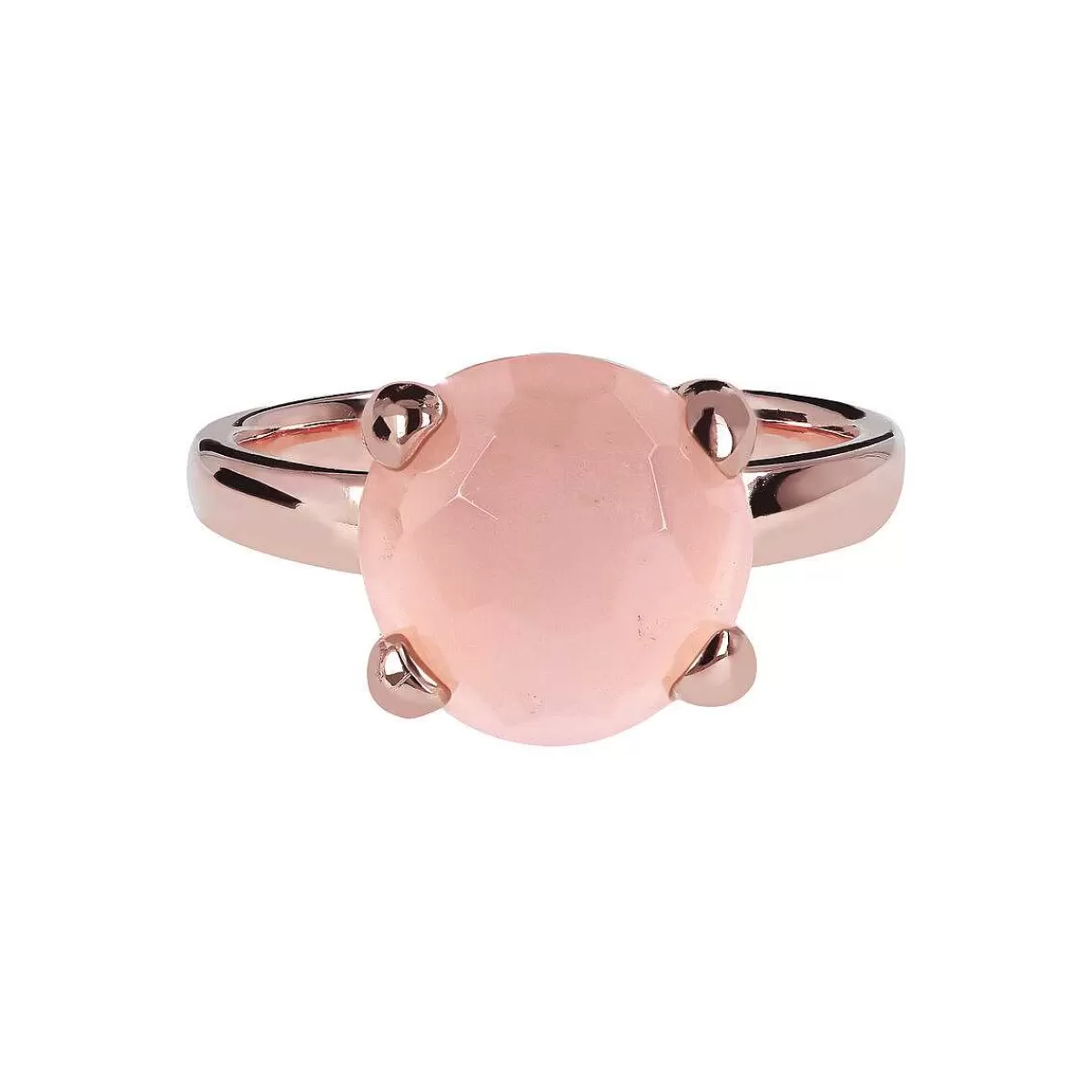 Discount Anello Cocktail Medio Con Pietra Naturale Rotonda Anelli