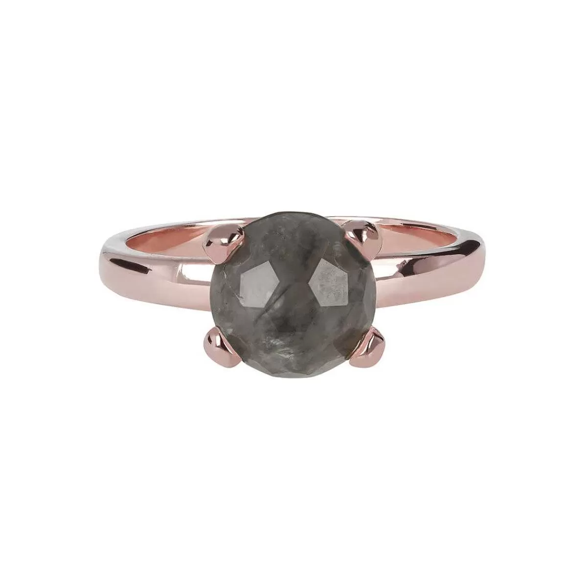 Clearance Anello Cocktail Piccolo Con Pietra Naturale Rotonda Anelli