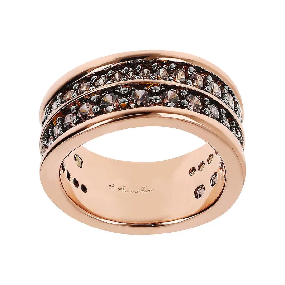 Best Sale Anello Con Doppia Onda In Cubic Zirconia Anelli
