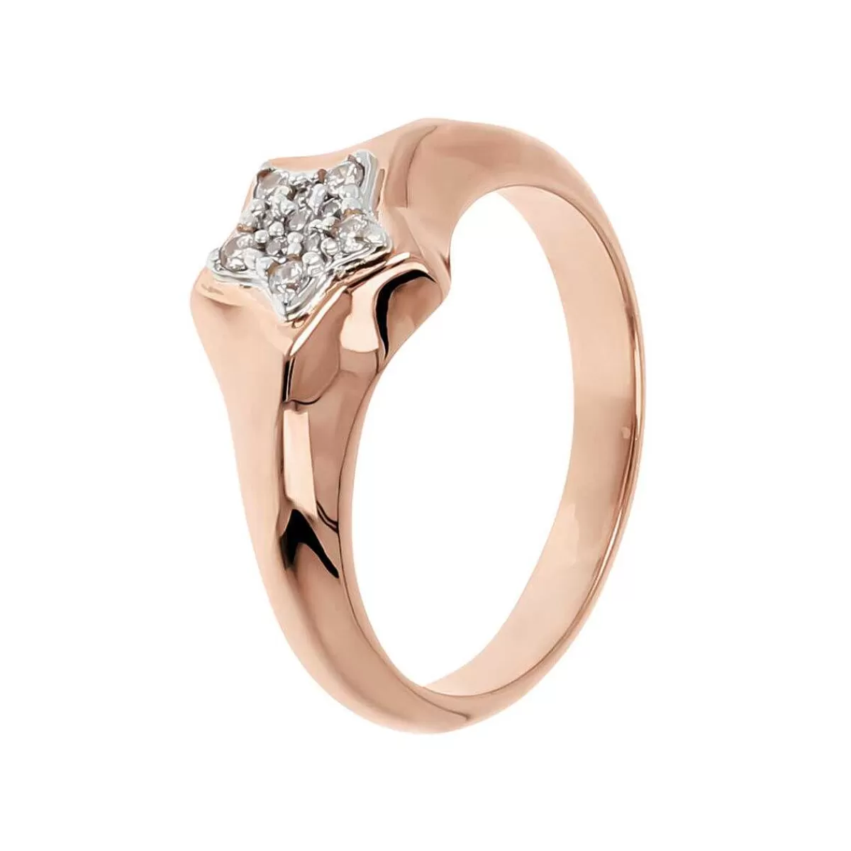 Cheap Anello Con Stella In Pave Di Cubic Zirconia Anelli