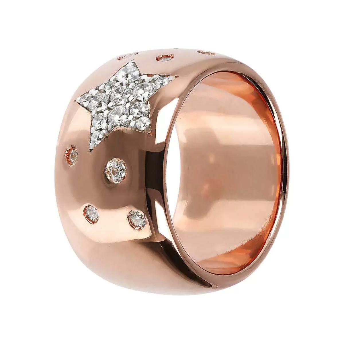 Best Sale Anello Con Stella In Pave Di Cubic Zirconia Anelli