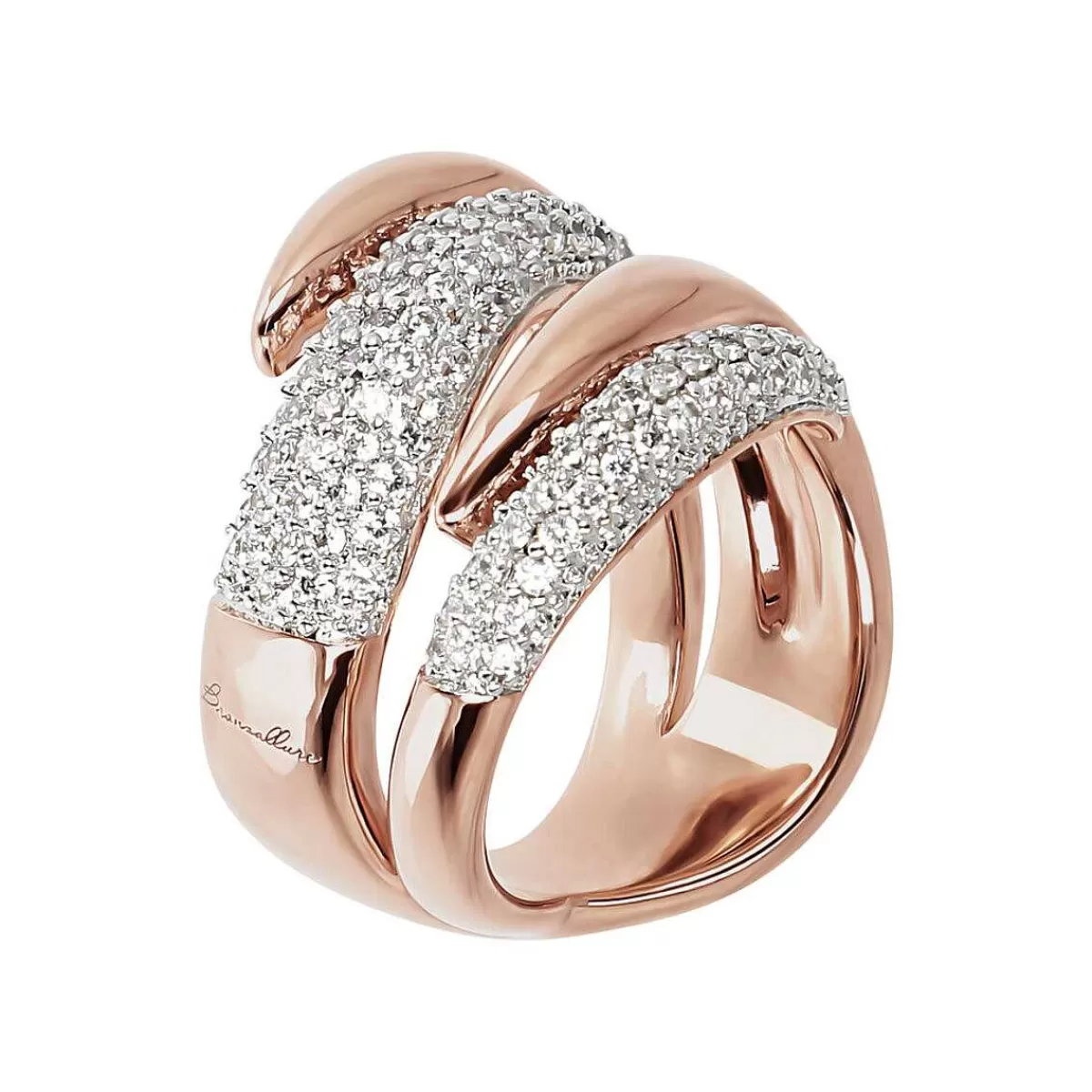 Cheap Anello Contrarie Con Pave Di Cubic Zirconia Anelli