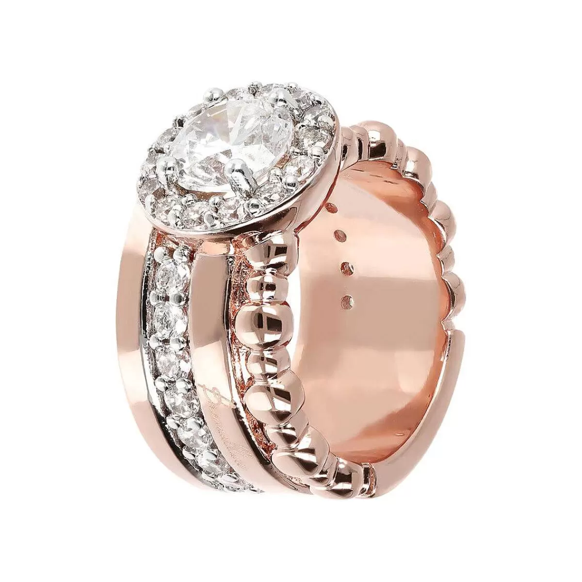Hot Anello Misto Con Zirconi Anelli