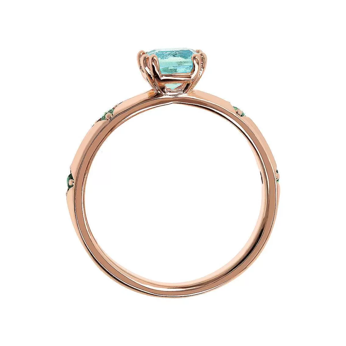 Discount Anello Solitario Con Etoile E Gemma Prisma Anelli