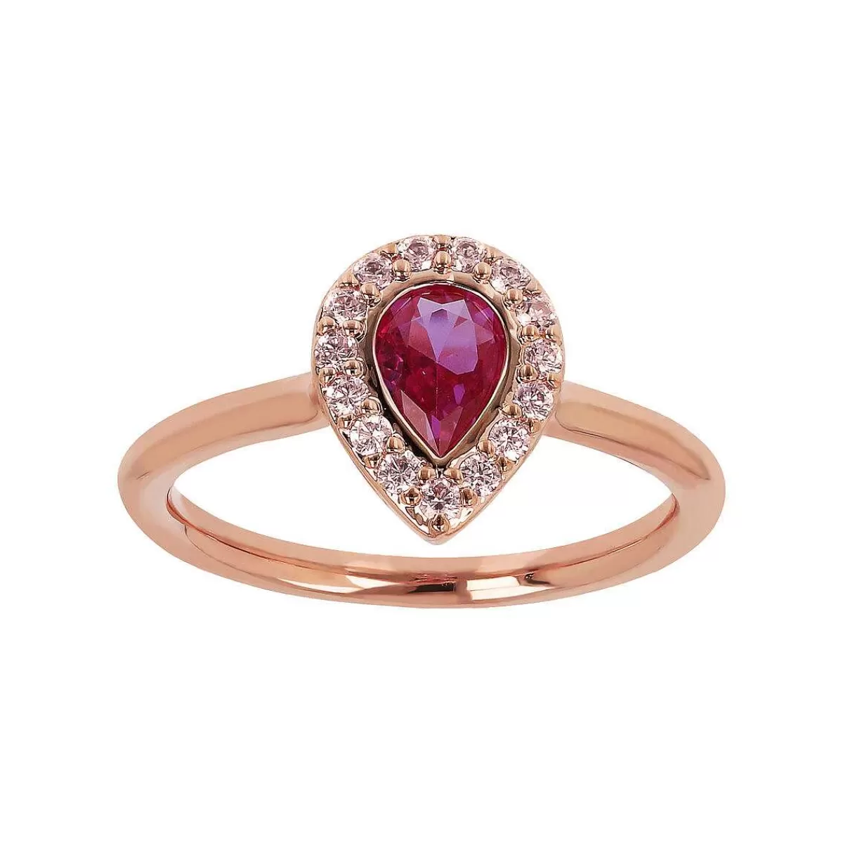 Store Anello Solitario Con Goccia Di Zirconi Cubici Anelli