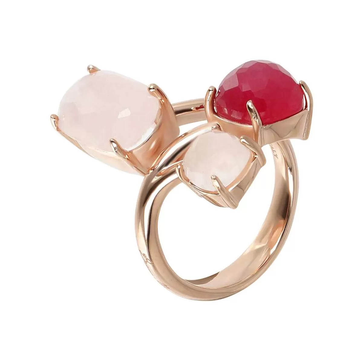 Online Anello Trilogy Con Pietre Naturali Sfaccettate Anelli