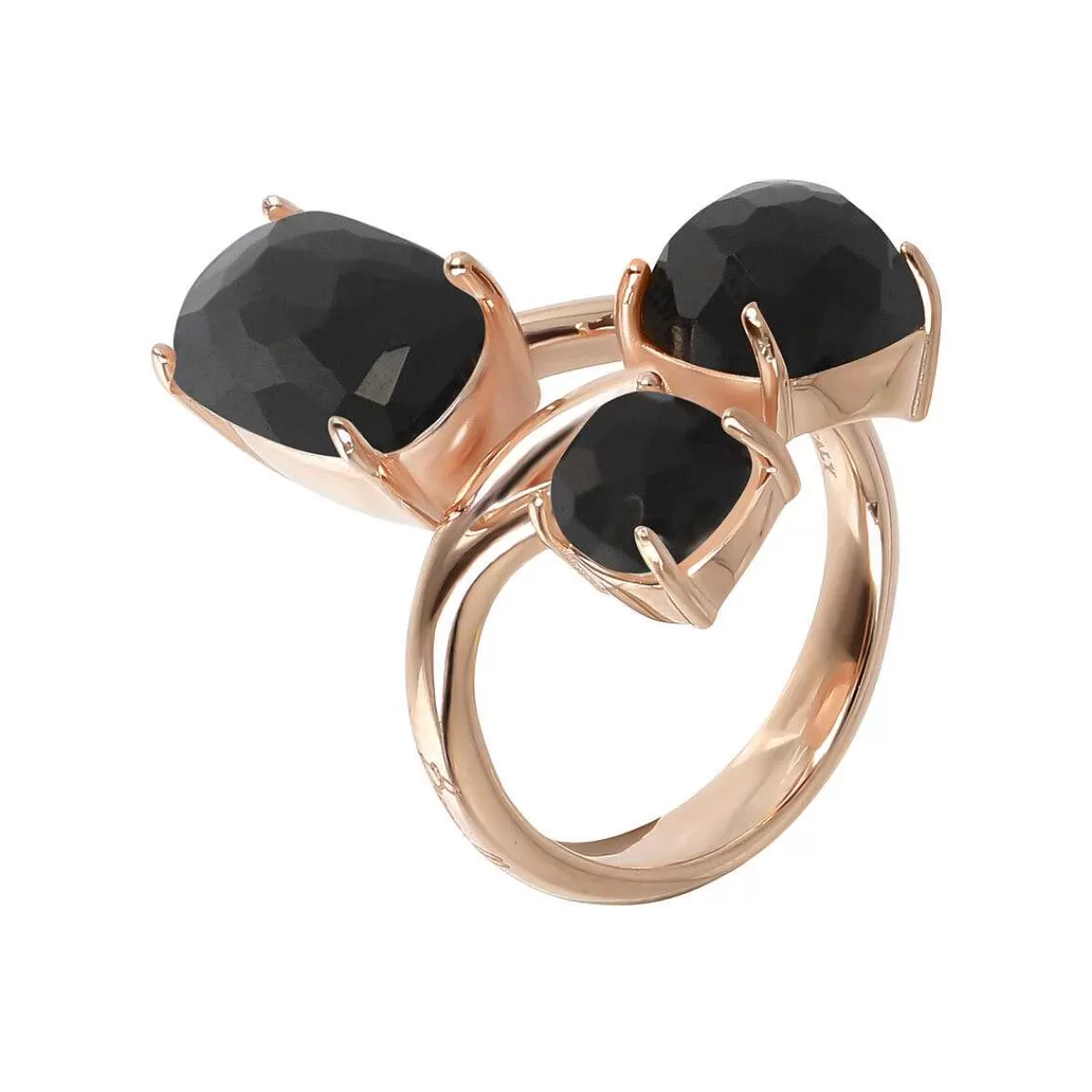 Online Anello Trilogy Con Pietre Naturali Sfaccettate Anelli