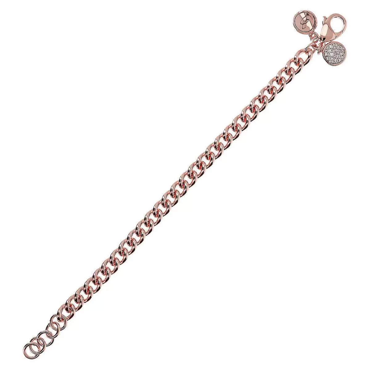 Online Bracciale A Catena Barbazzale Con Pendente In Pave Di Zirconi Bracciali