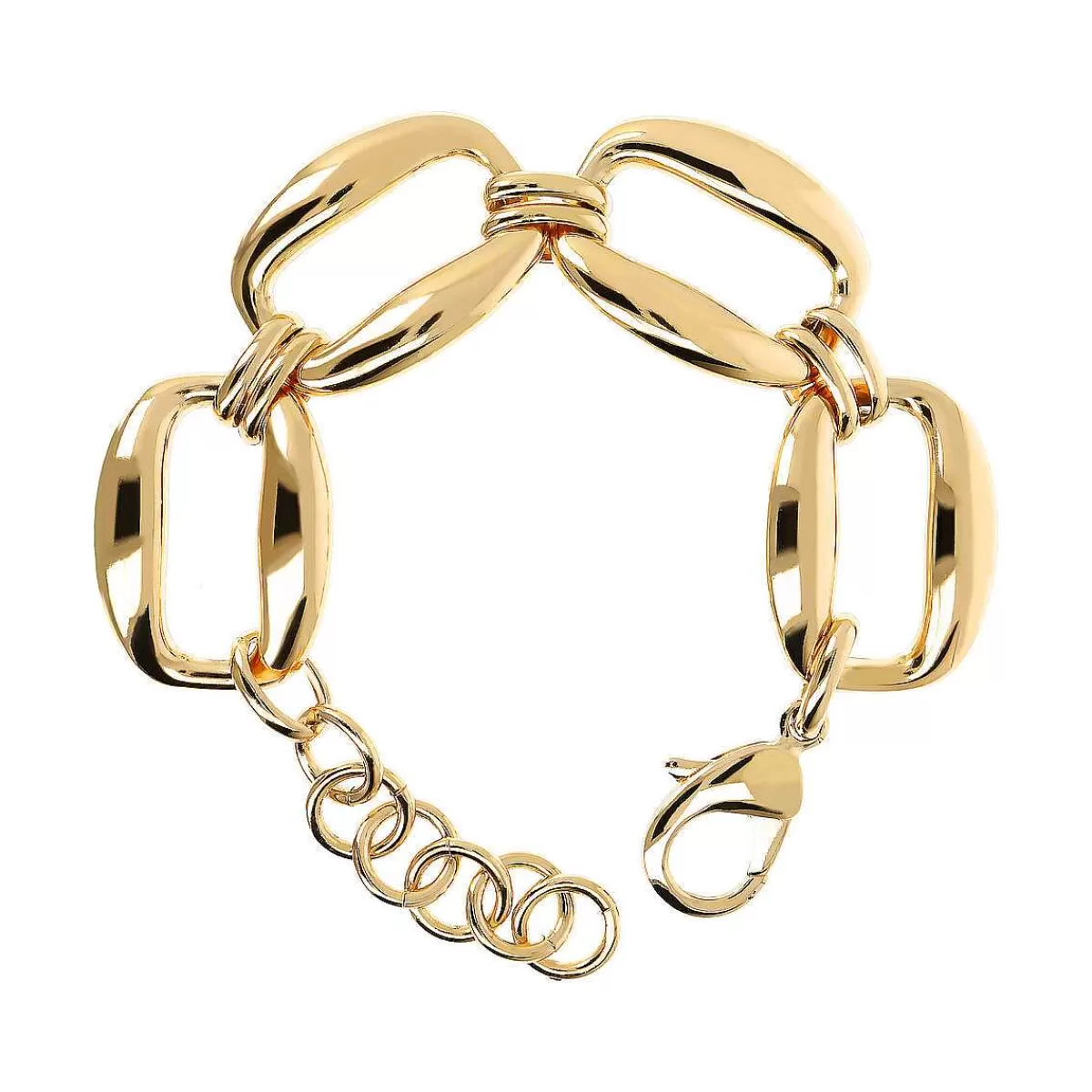 Clearance Bracciale A Catena Dorata Bracciali