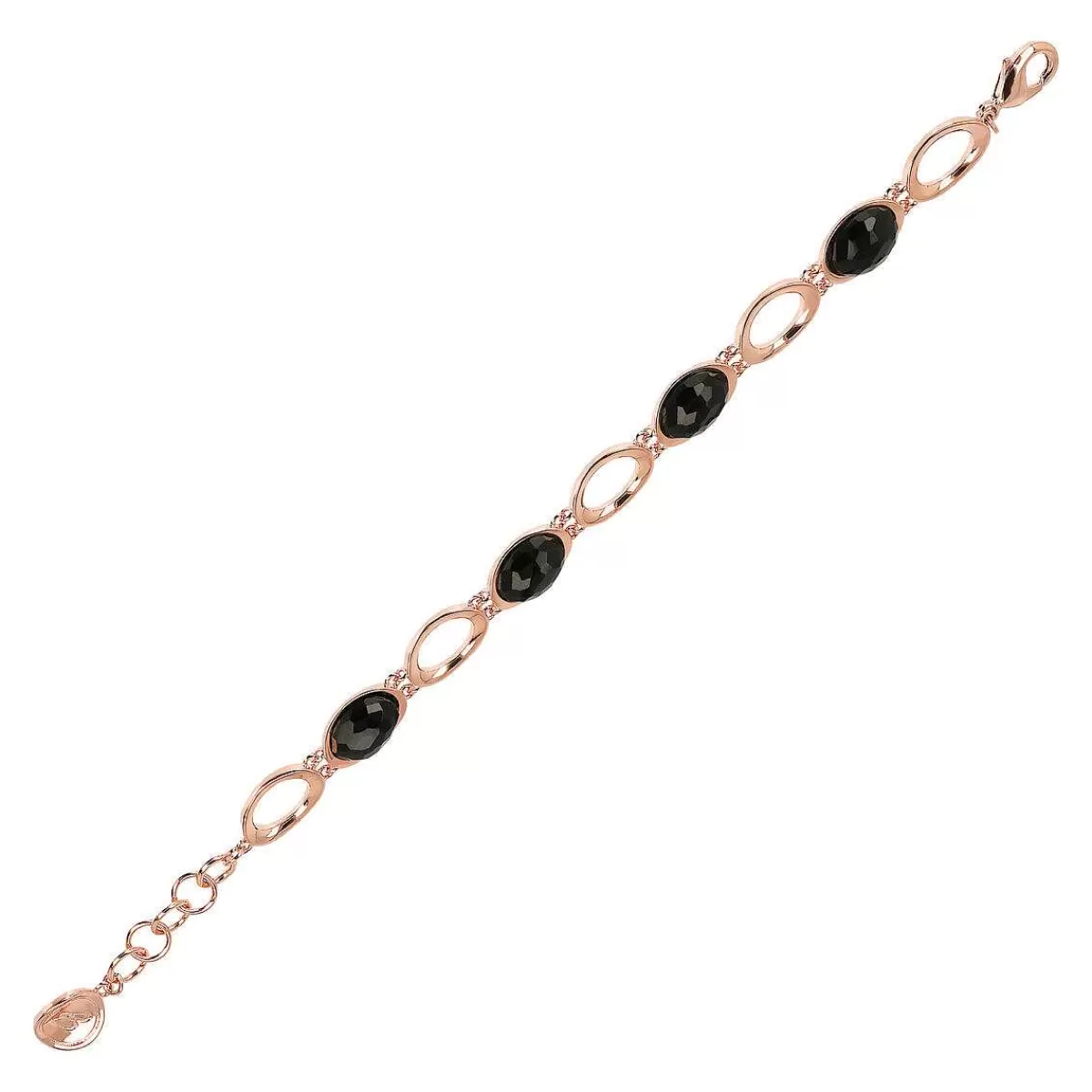 Hot Bracciale A Maglie Con Pietra Naturale Ovale Bracciali