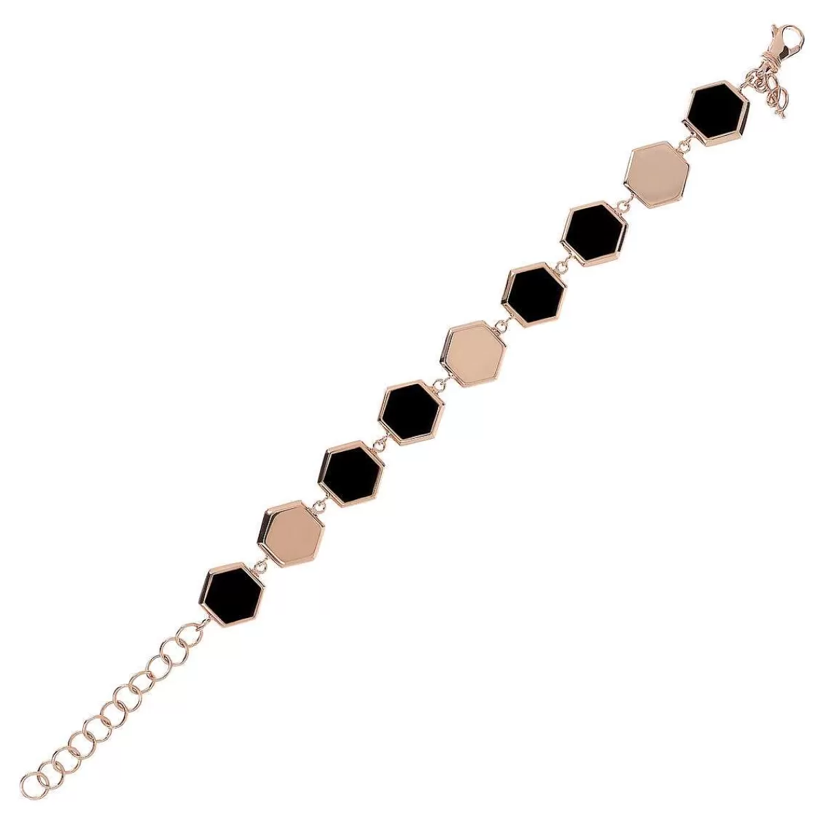 Best Bracciale Con Elementi Esagonali In Pietra Naturale Bracciali