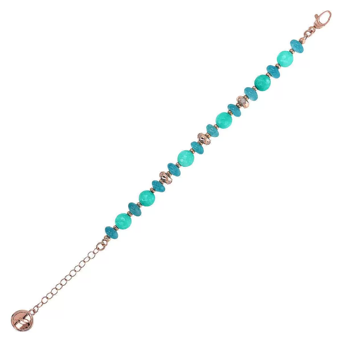 Clearance Bracciale Con Etoile Rondelle E Pietre Naturali Bracciali