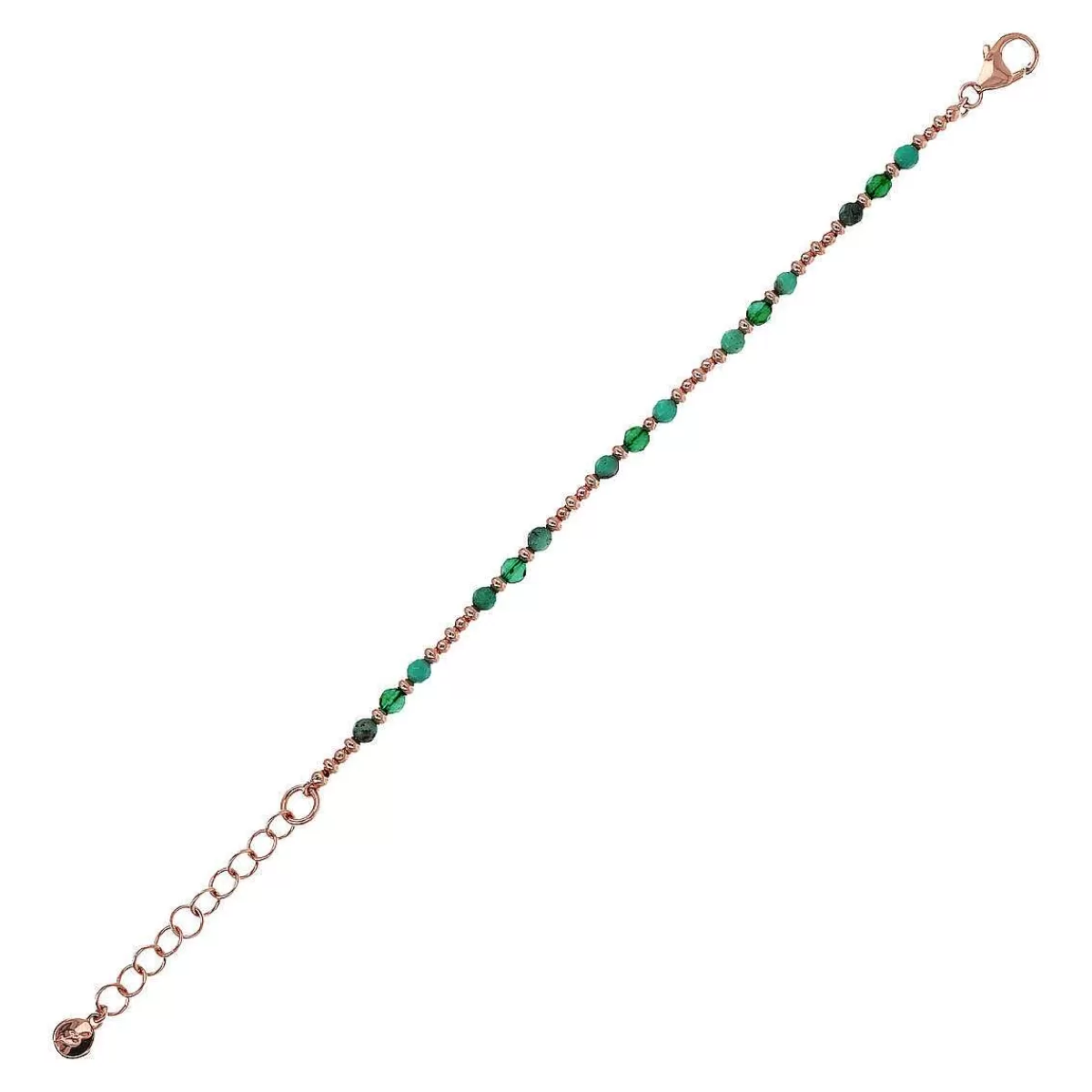 Fashion Bracciale Con Piccole Perle E Pietre Naturali Sfaccettate Bracciali
