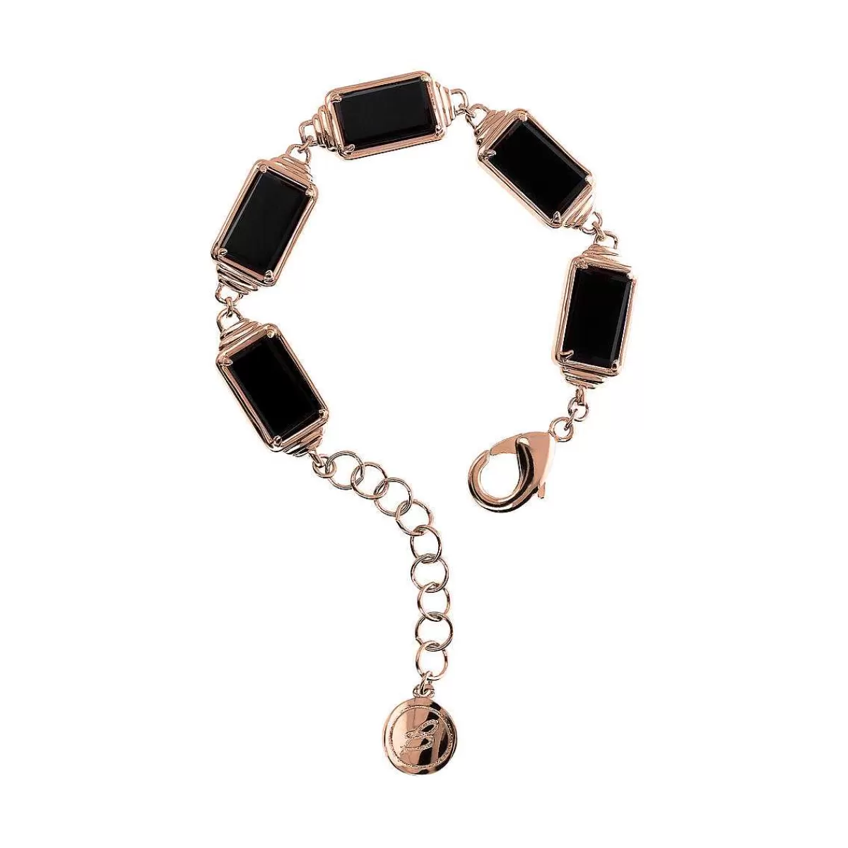 Clearance Bracciale Con Pietre Naturali Rettangolari Bracciali