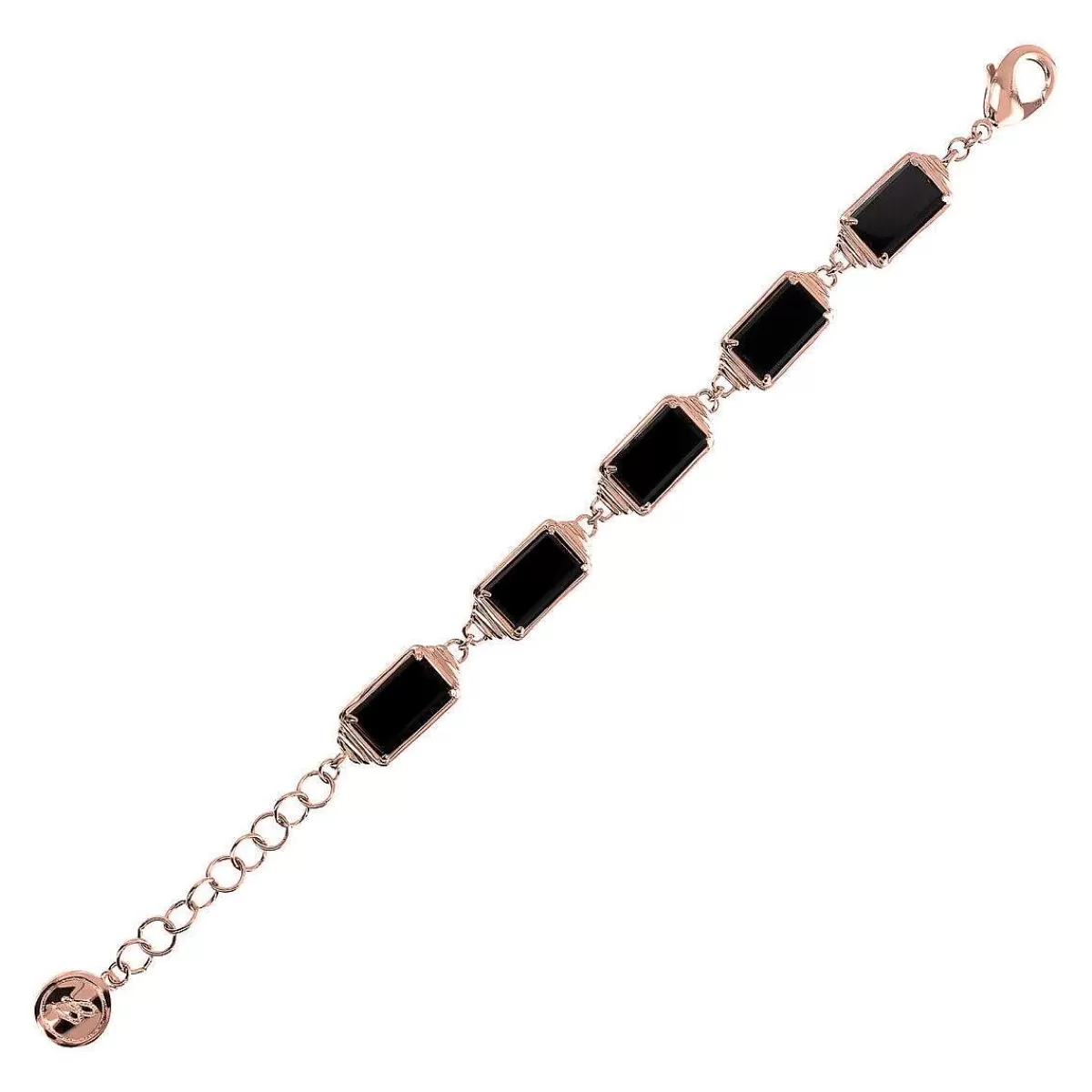 Clearance Bracciale Con Pietre Naturali Rettangolari Bracciali