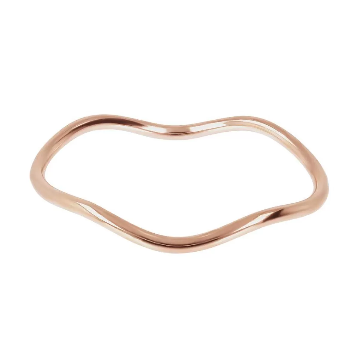 Shop Bracciale Dal Design Ad Onda Rigida Bracciali