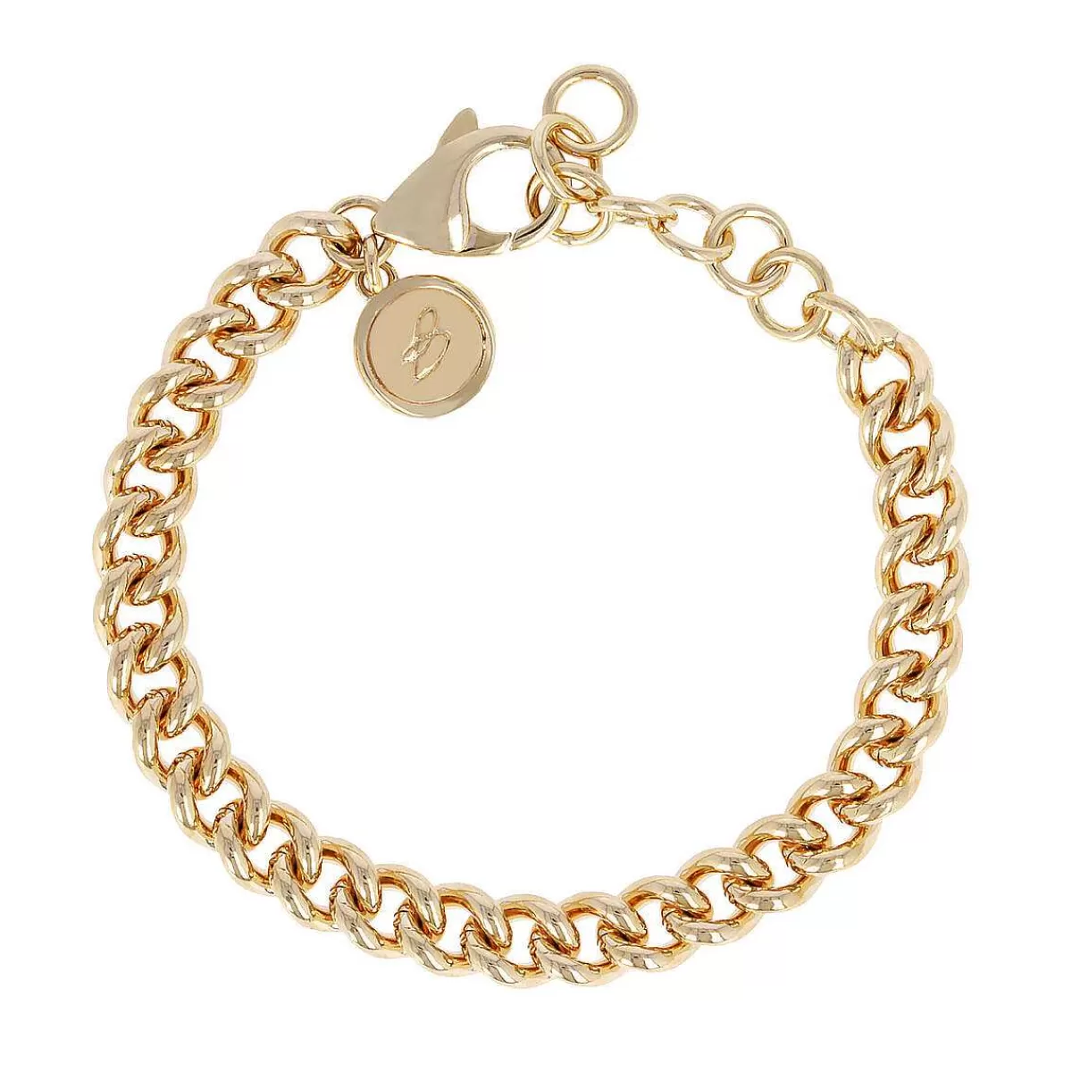 Best Bracciale Grumetta Maxi Link A Catena Dorata Bracciali