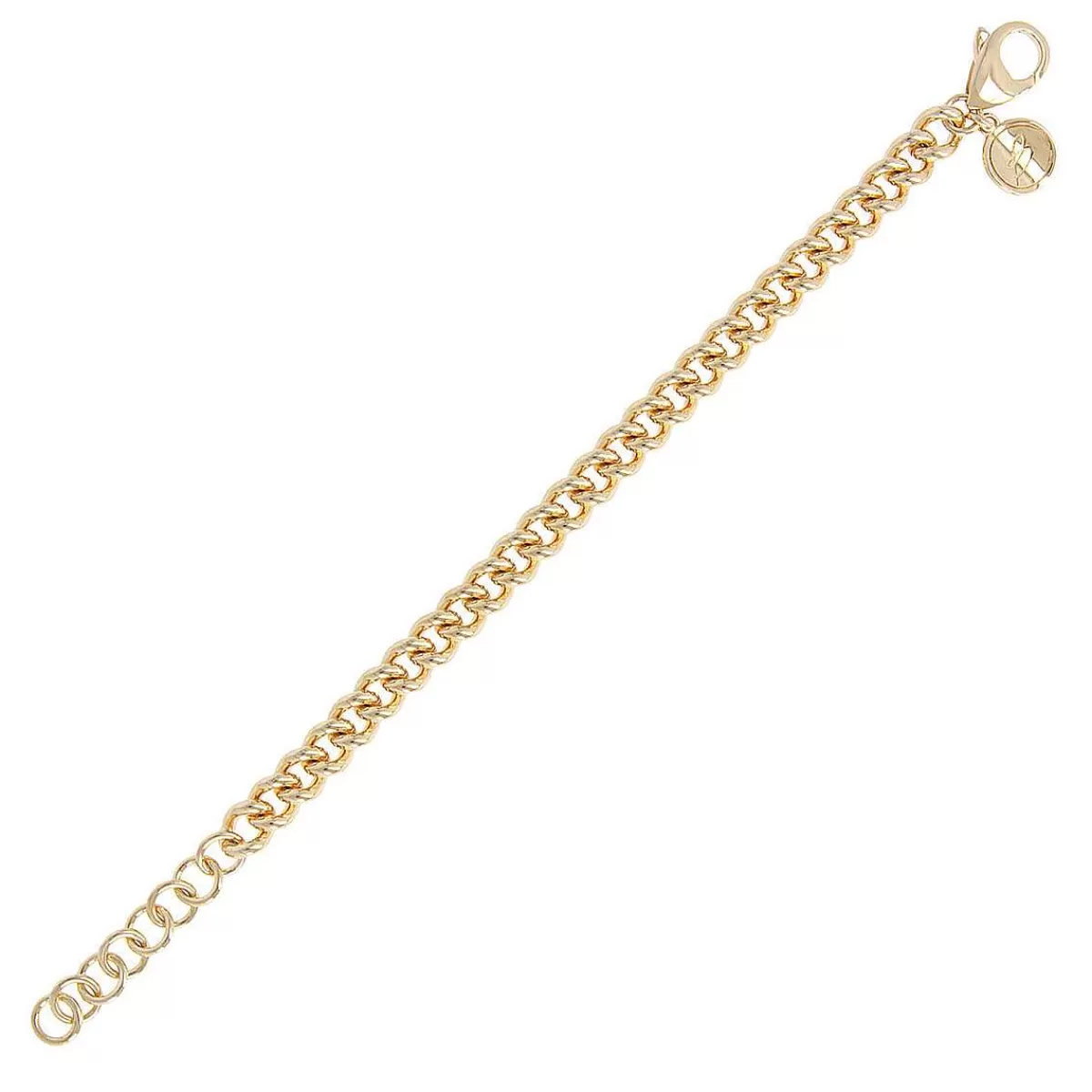 Best Bracciale Grumetta Maxi Link A Catena Dorata Bracciali