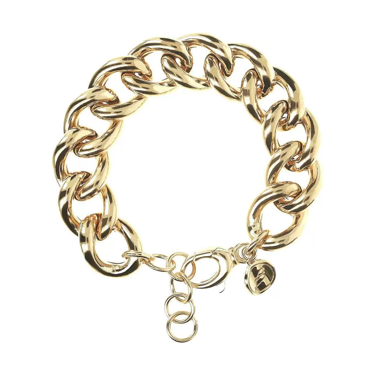Discount Bracciale Maxi Catena Dorata Bracciali