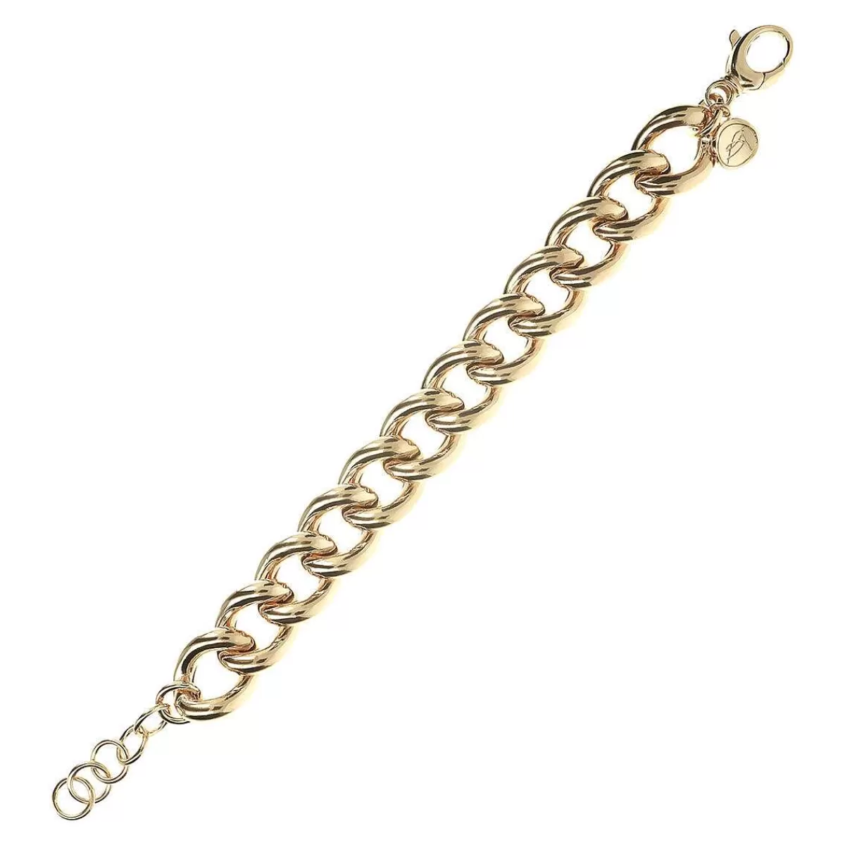 Discount Bracciale Maxi Catena Dorata Bracciali