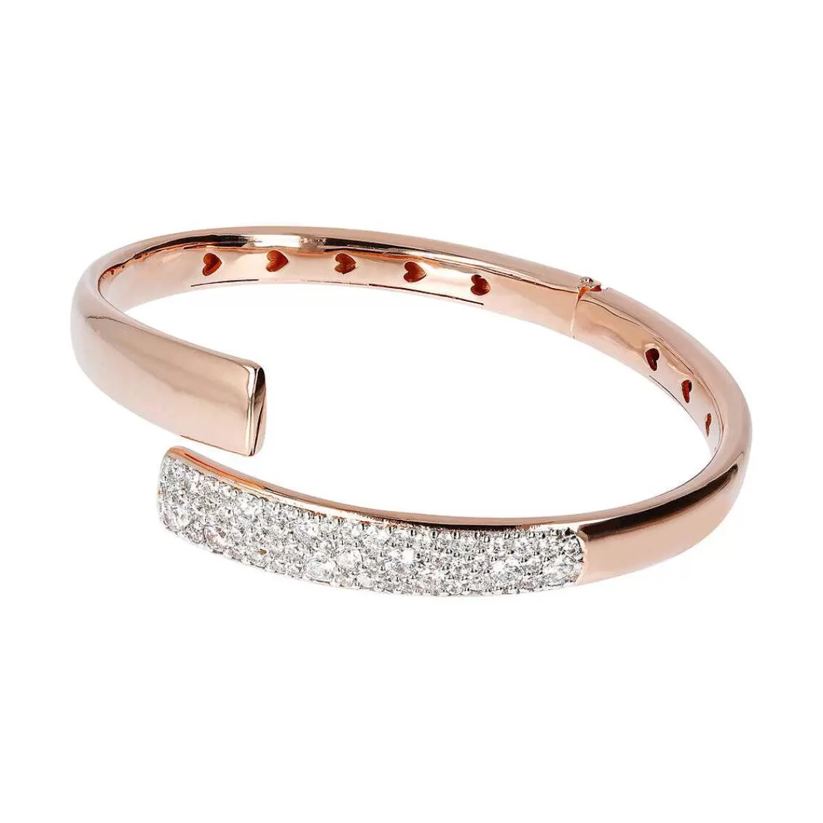 Clearance Bracciale Rigido Contrarie Con Pave Di Cubic Zirconia Bracciali
