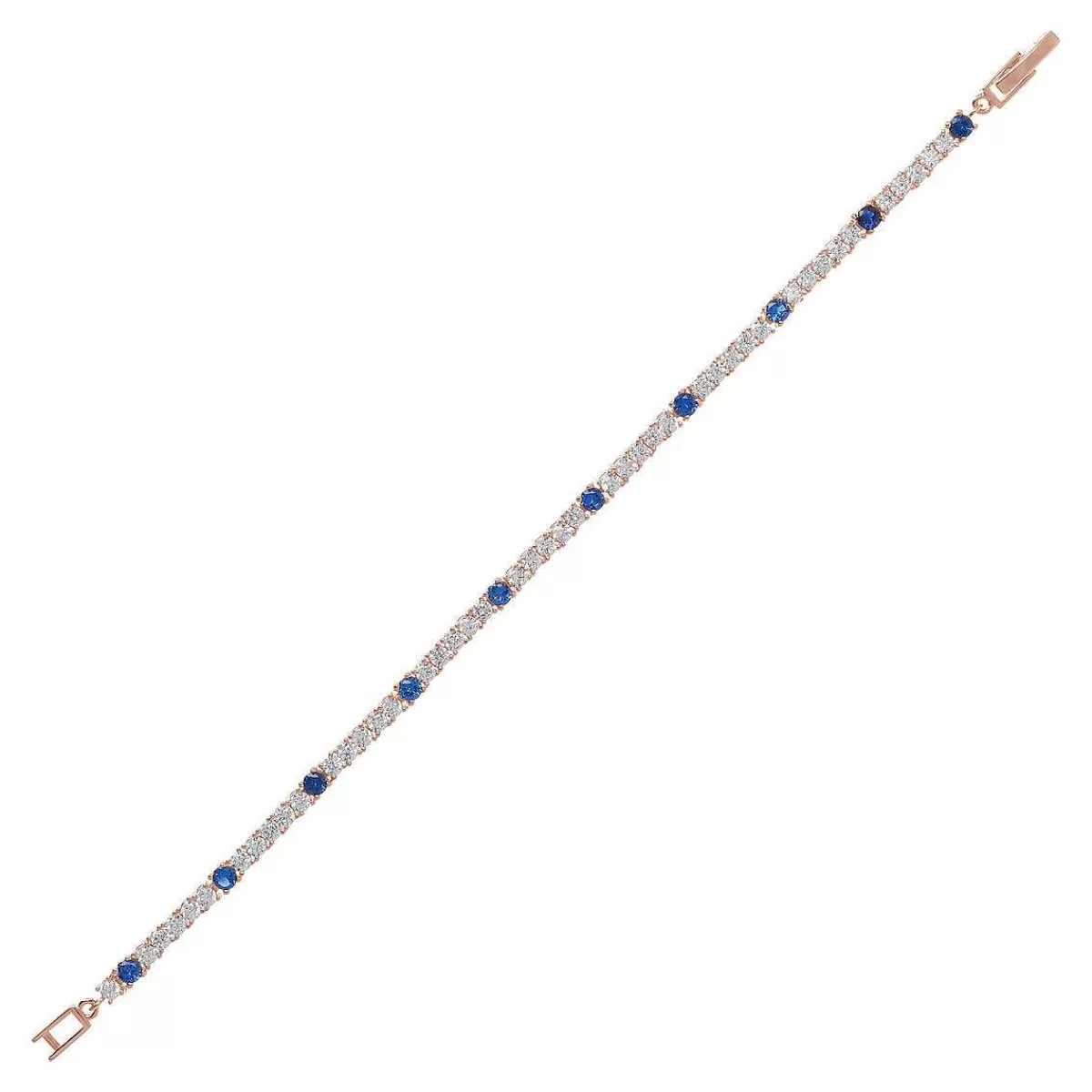 Best Sale Bracciale Tennis Bicolore Con Cubic Zirconia Bracciali