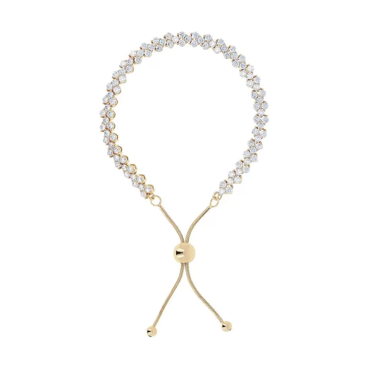 Best Bracciale Tennis Dorato Con Zirconi Cubici Bracciali