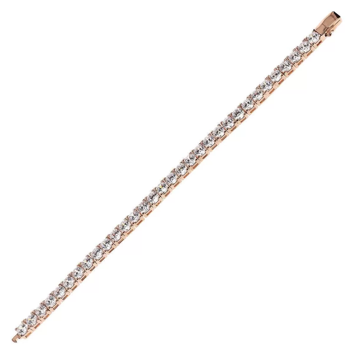 Online Bracciale Tennis Maxi Con Zirconi Rotondi Bracciali