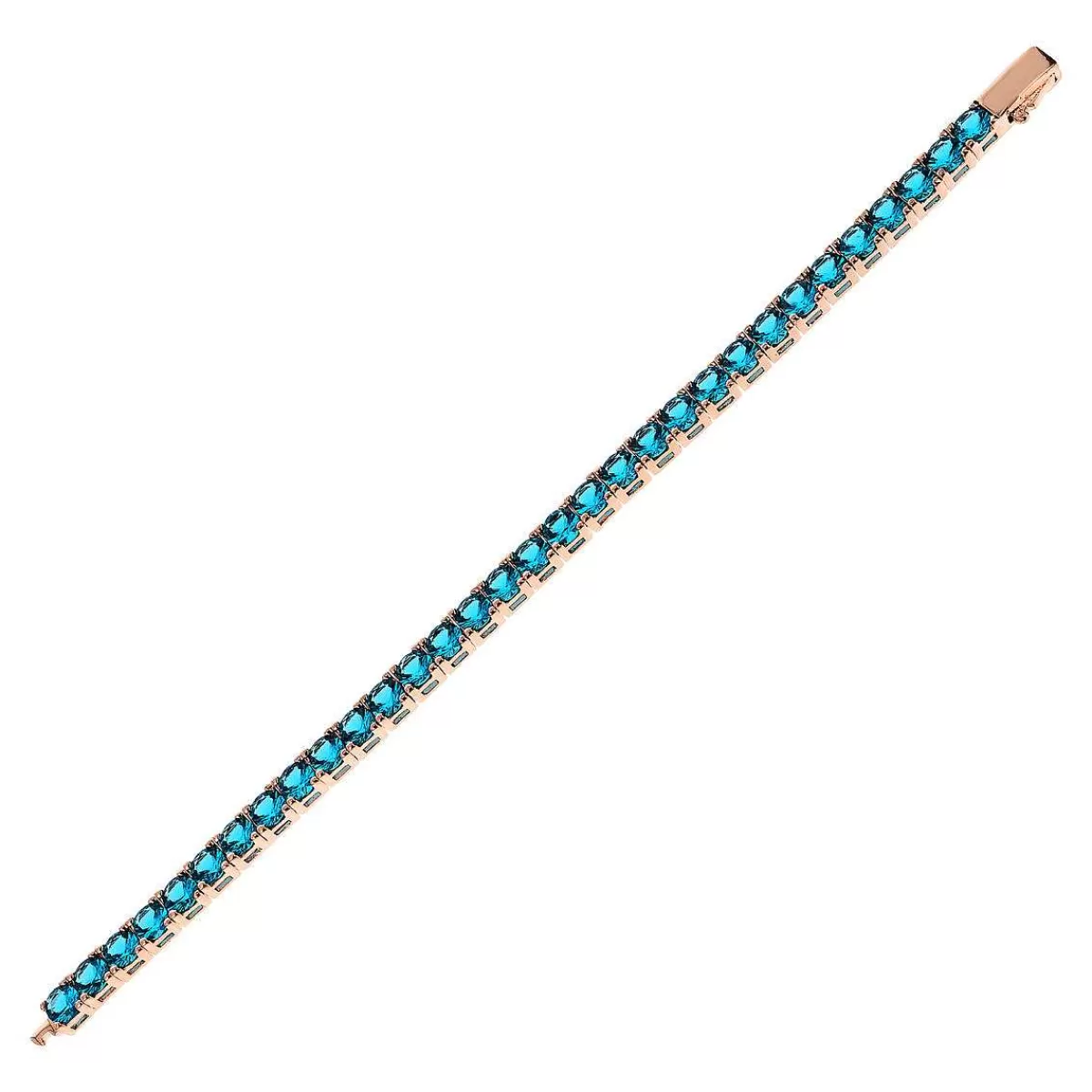 Online Bracciale Tennis Maxi Con Zirconi Rotondi Bracciali