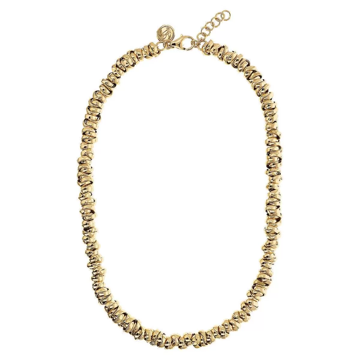Store Collana In Oro Con Anelli Intrecciati Collane
