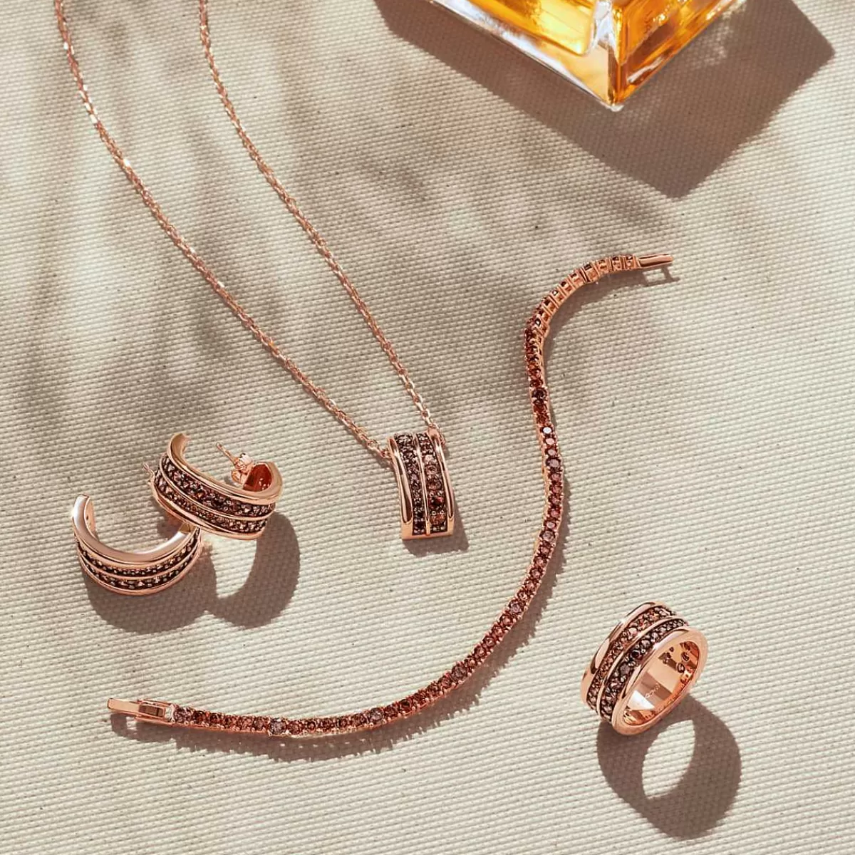 Store Collana Catena Forzatina Con Pendente Doppia Onda Con Cubic Zirconia Collane