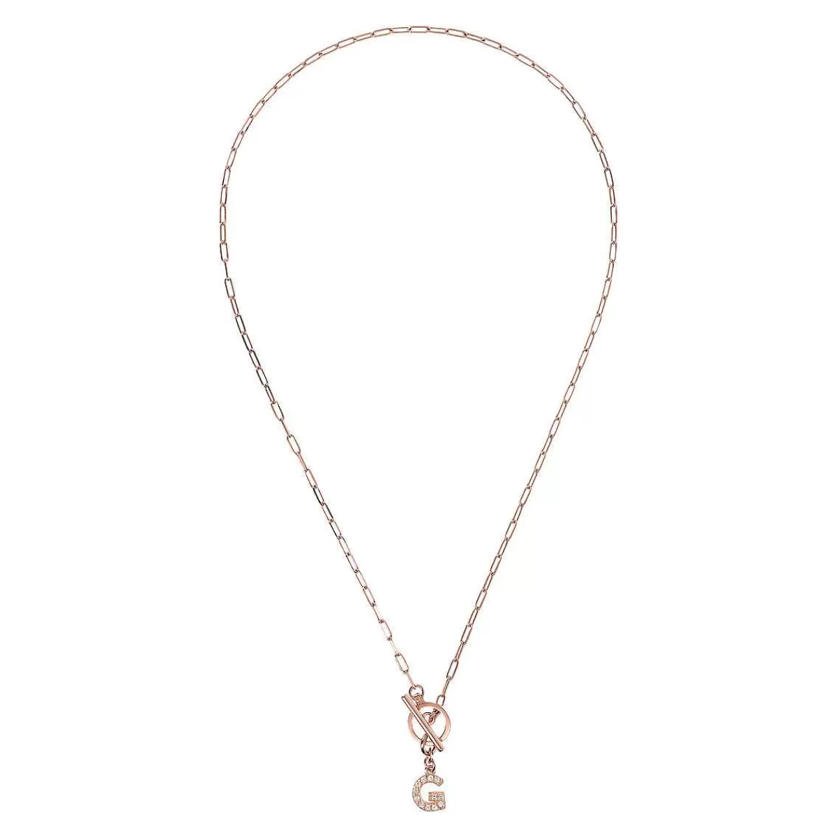 Flash Sale Collana Catena Forzatina Con Pendente Lettera In Pave Collane