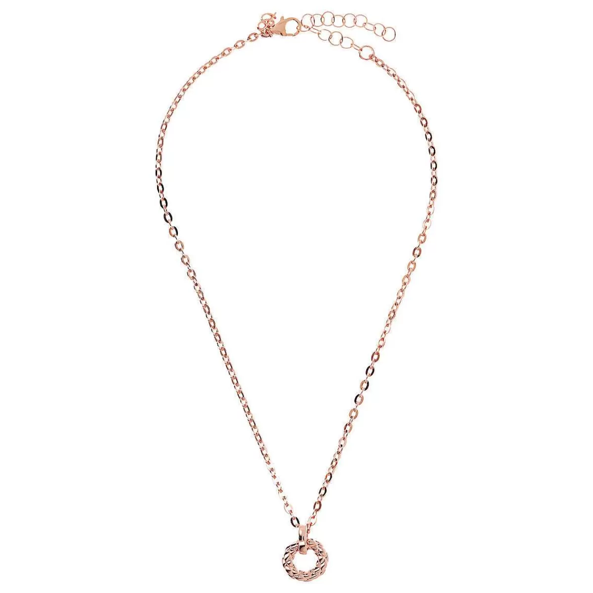 Store Collana Catena Forzatina Con Piccolo Pendente Matelasse Collane