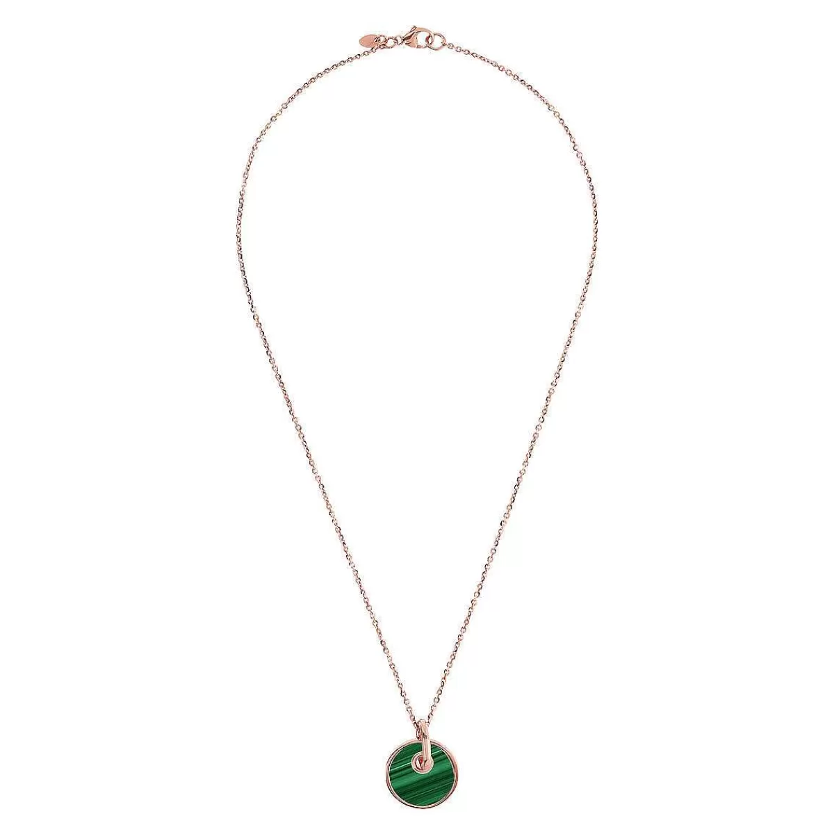 Shop Collana Con Pendente A Bottone In Pietra Naturale Collane