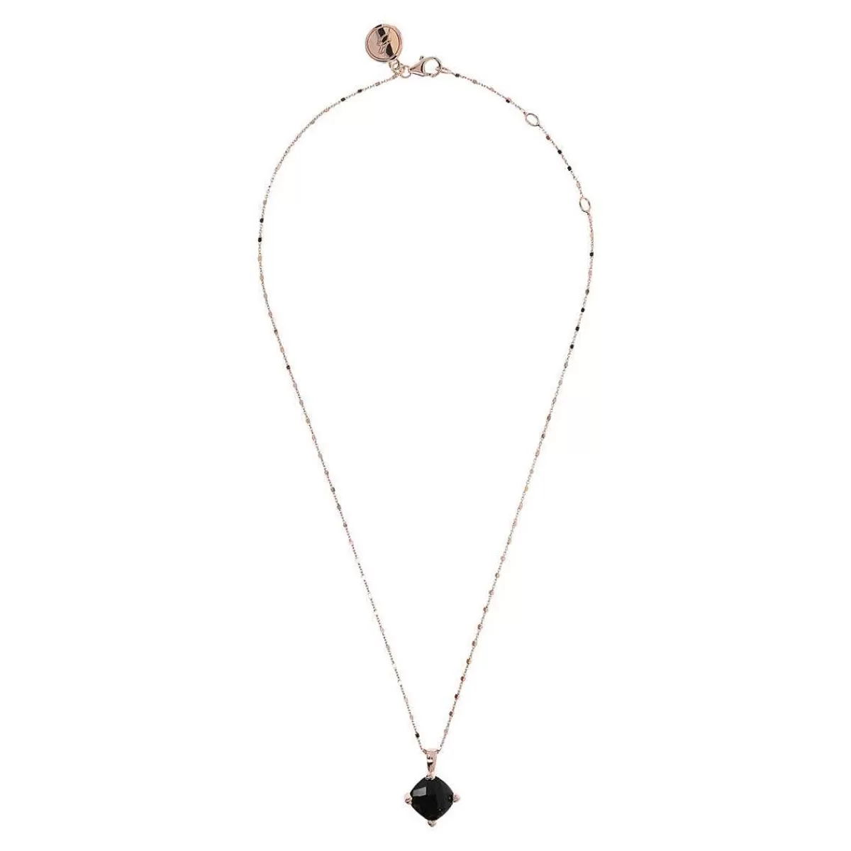 Cheap Collana Con Pendente In Pietra Naturale E Castoni A Cuore Collane