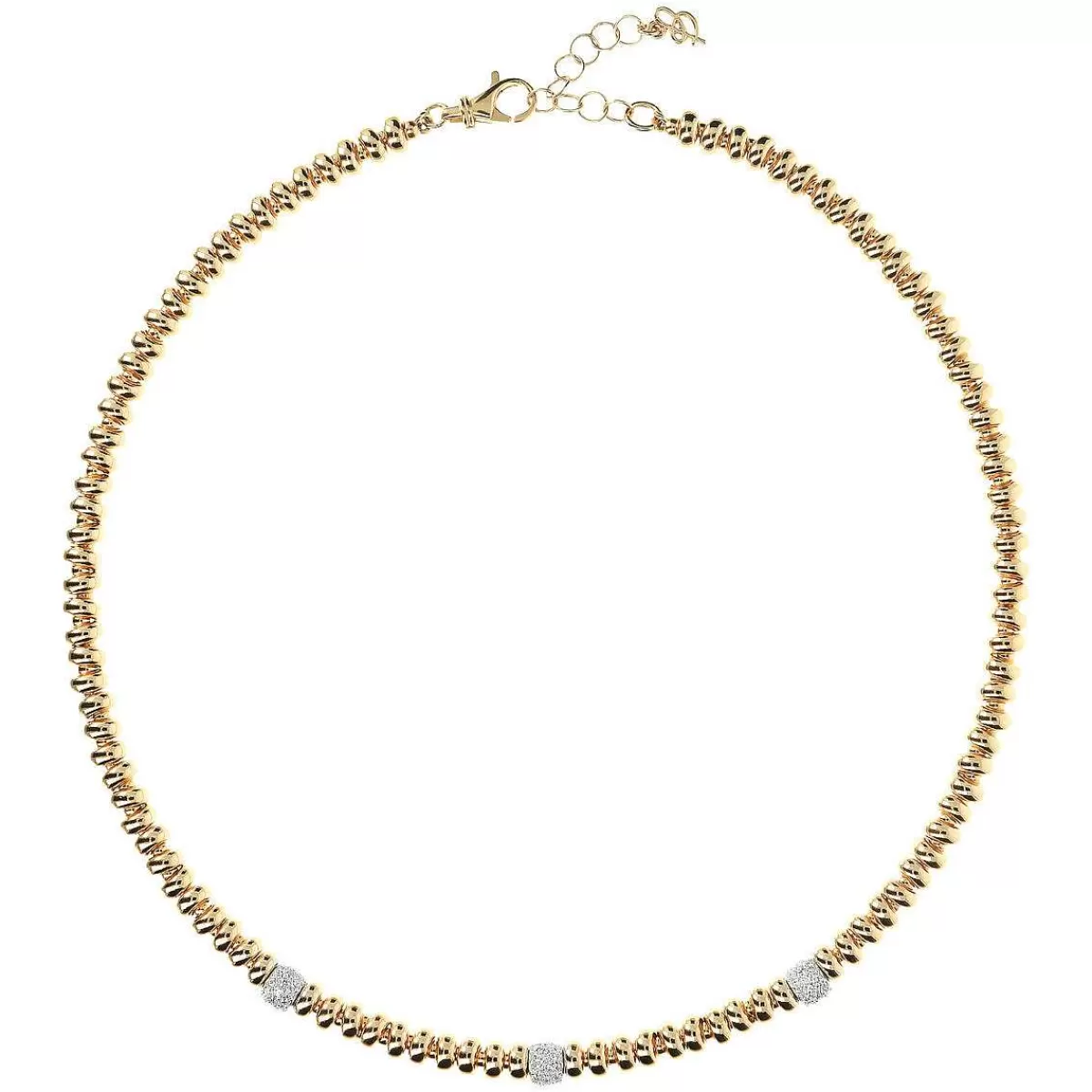 Best Sale Collana Dorata Con Elementi Cubic Zirconia Alternati Collane