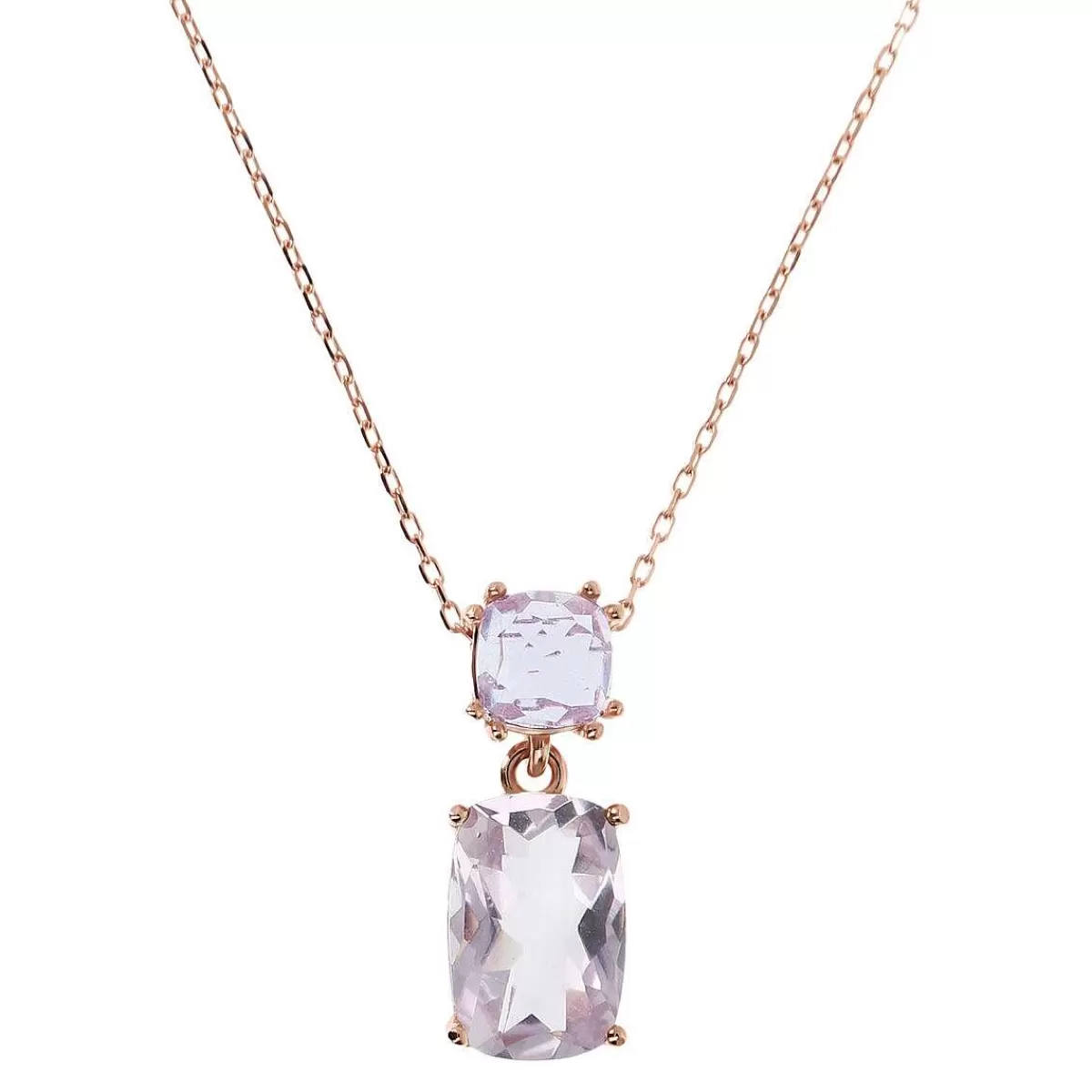 Hot Collana In Oro 9Kt Con Catena Rolo E Pendente In Pietra Naturale Collane