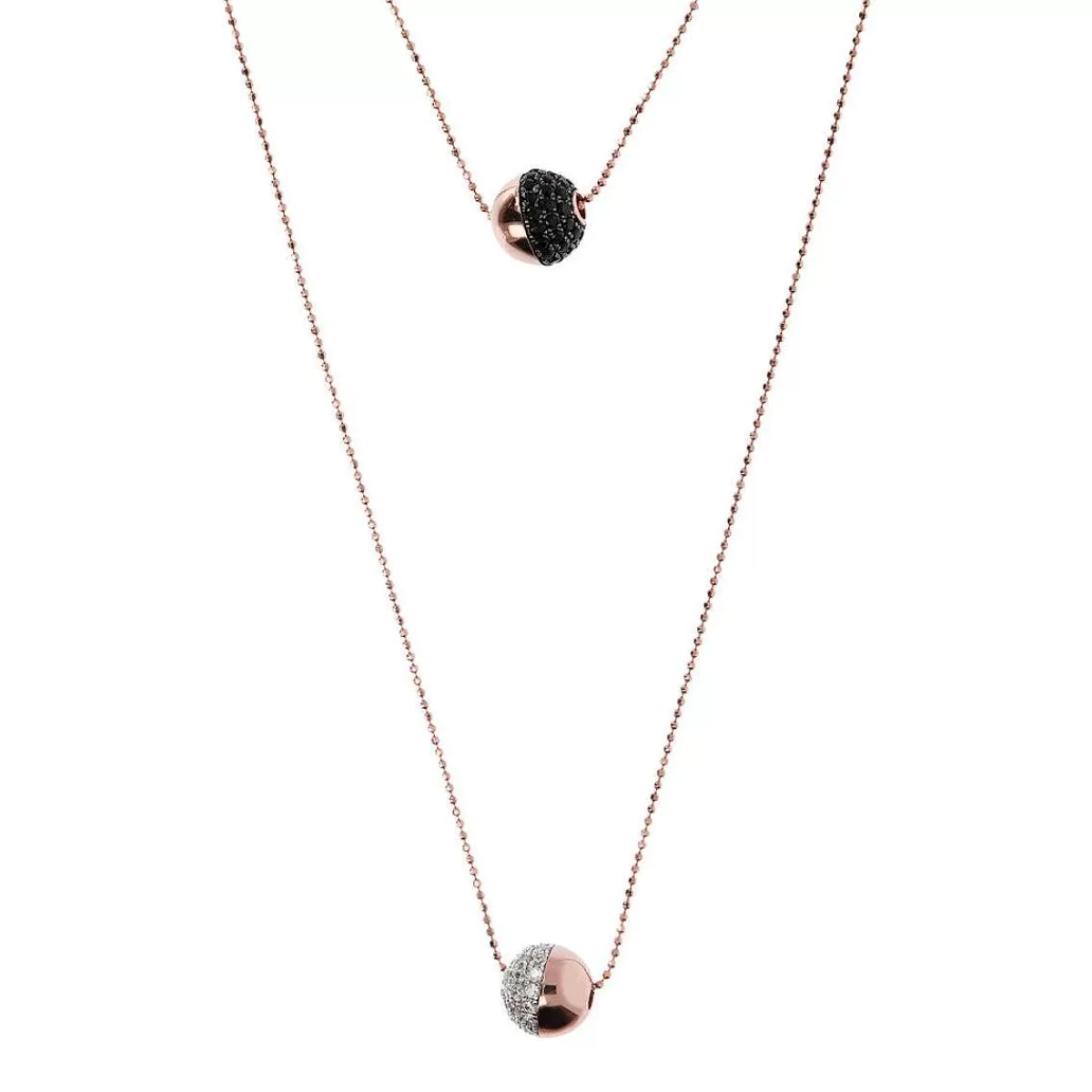 Best Collana Multifilo Graduata Con Pendenti In Pave Collane
