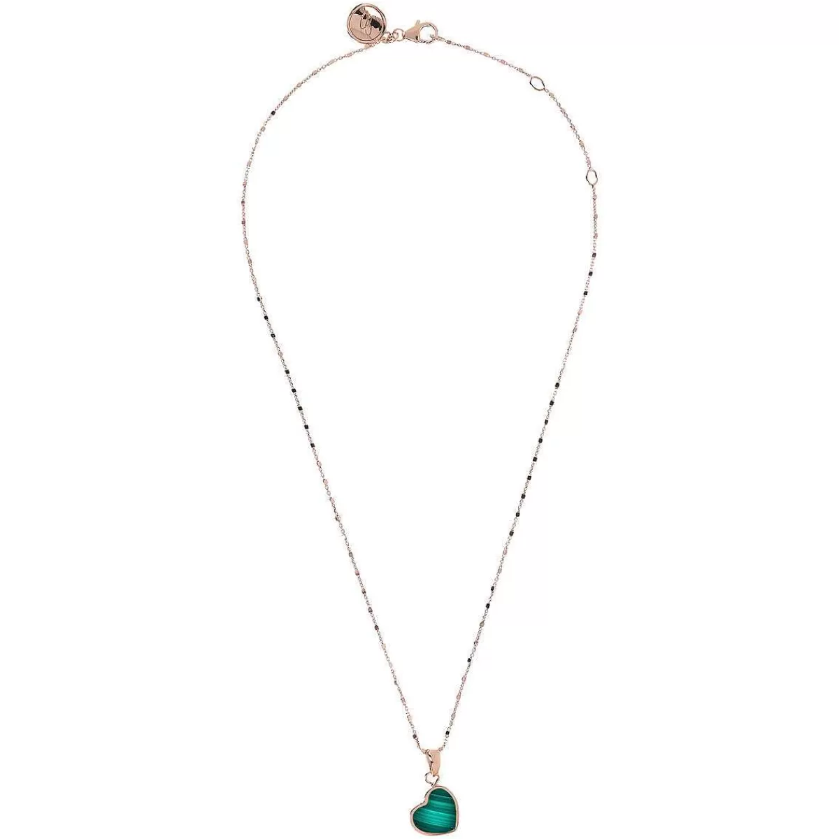 Cheap Collana Rosario Con Ciondolo Cuore Piccolo In Pietra Naturale Collane