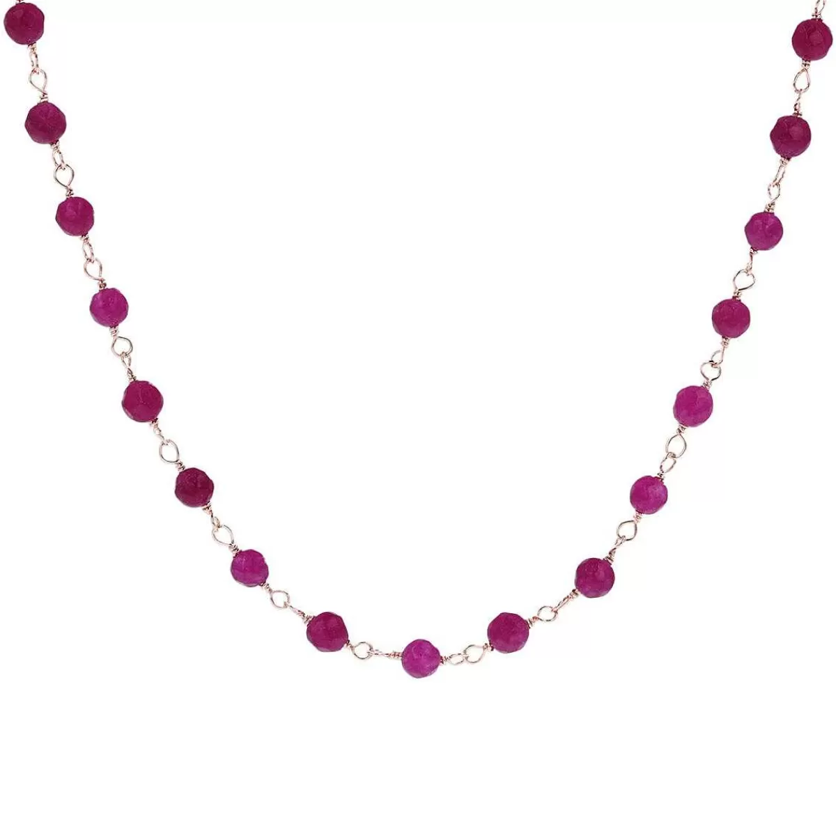 Best Sale Collana Rosario Con Pietra Naturale Agata Viola Collane