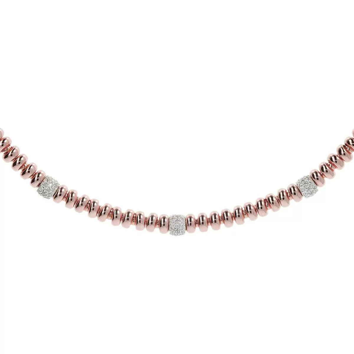 Sale Collana Rotonda Con Elementi In Pave Di Cubic Zirconia Collane