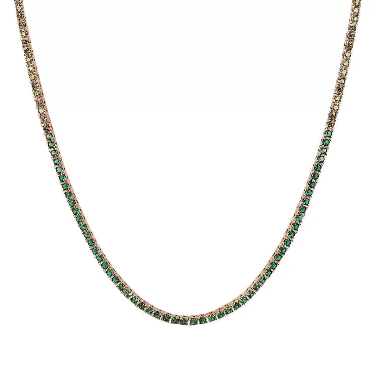 Sale Collana Tennis Con Cubic Zirconia Effetto Degrade Collane