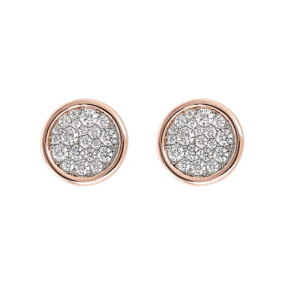 Best Sale Orecchini A Bottone Con Pave Di Zirconi Cubici Orecchini