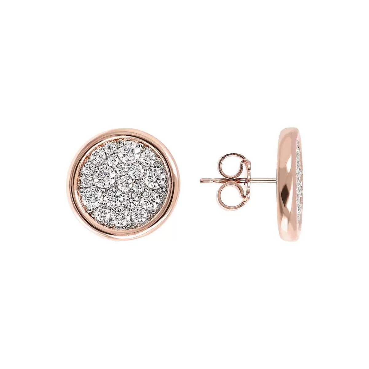 Best Sale Orecchini A Bottone Con Pave Di Zirconi Cubici Orecchini