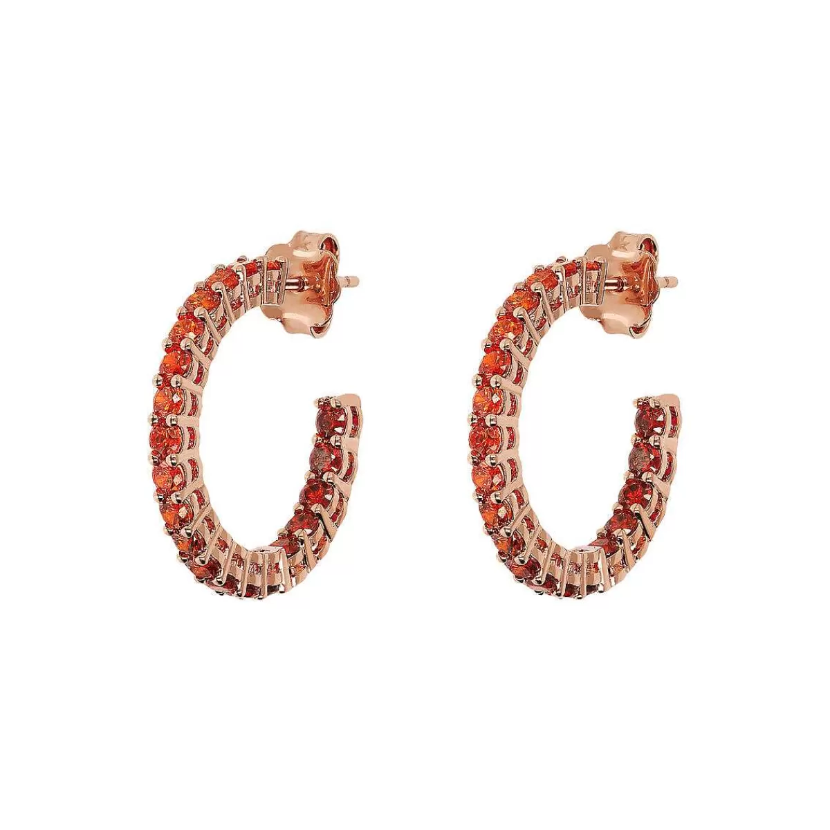 Cheap Orecchini A Cerchio Medi Con Cubic Zirconia Effetto Degrade Orecchini