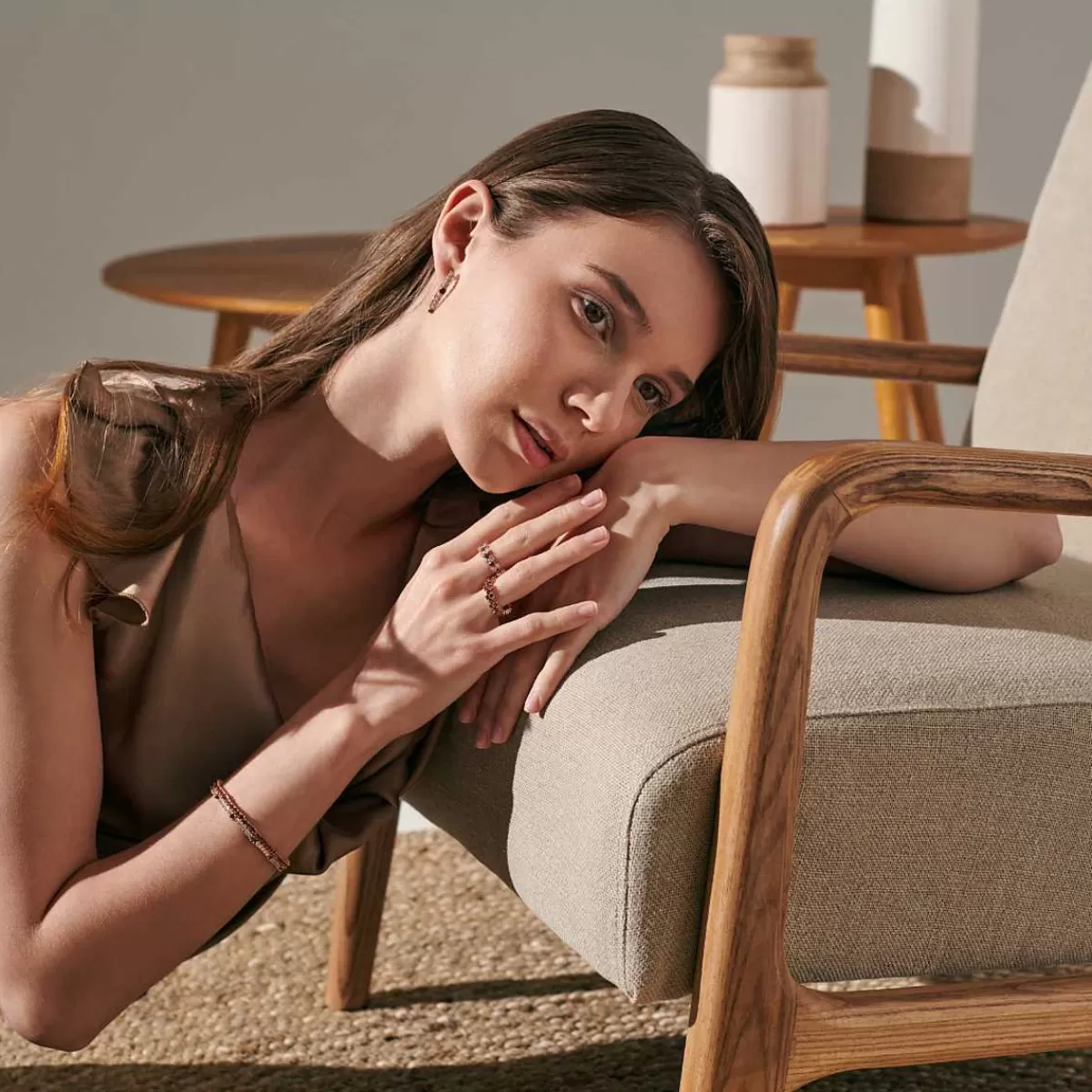 Flash Sale Orecchini A Cerchio Ovali Bicolore Con Zirconi Orecchini